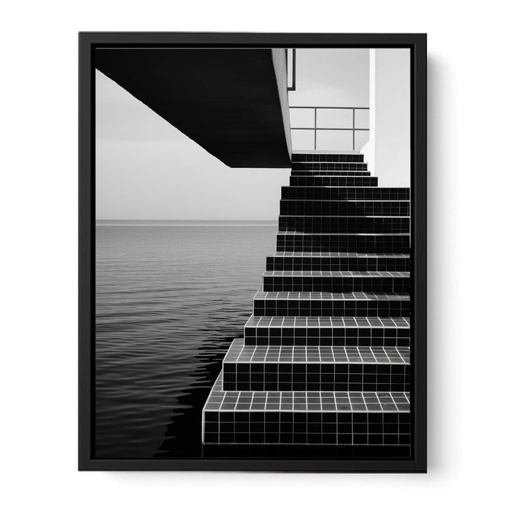Steps To Sea Art  canvas Print