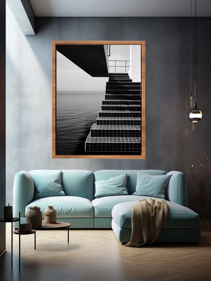 Steps To Sea Art Print