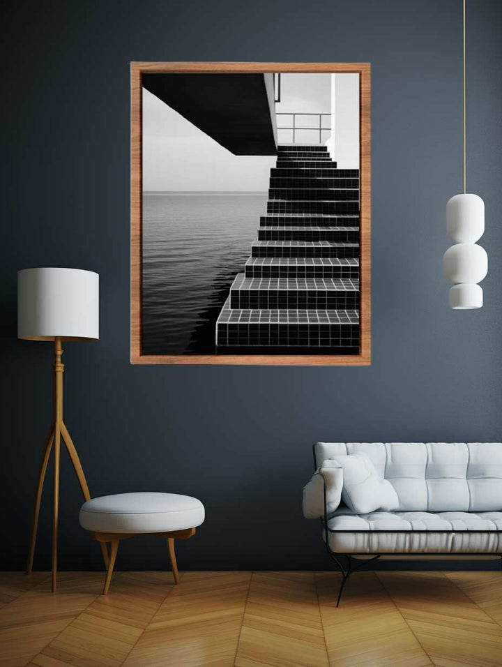 Steps To Sea Art Print