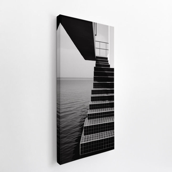Steps To Sea Art  canvas Print