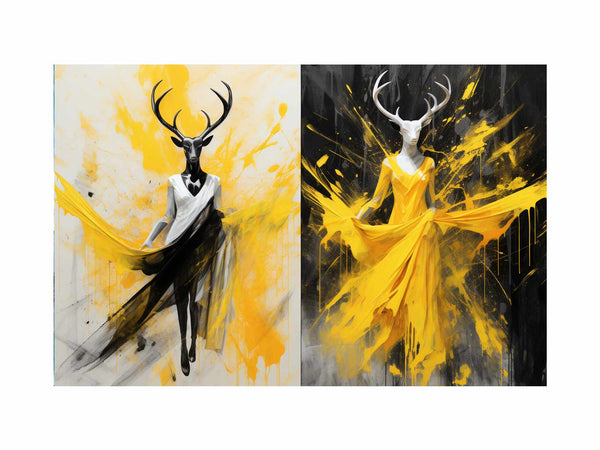 Abstract Stags  