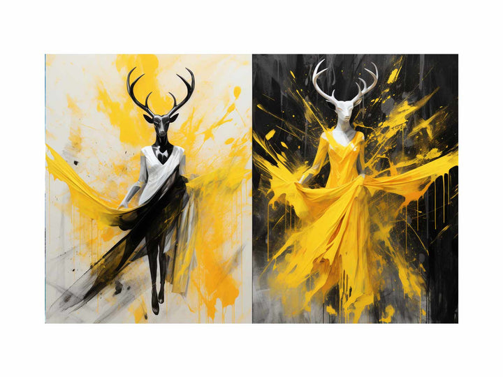 Abstract Stags  
