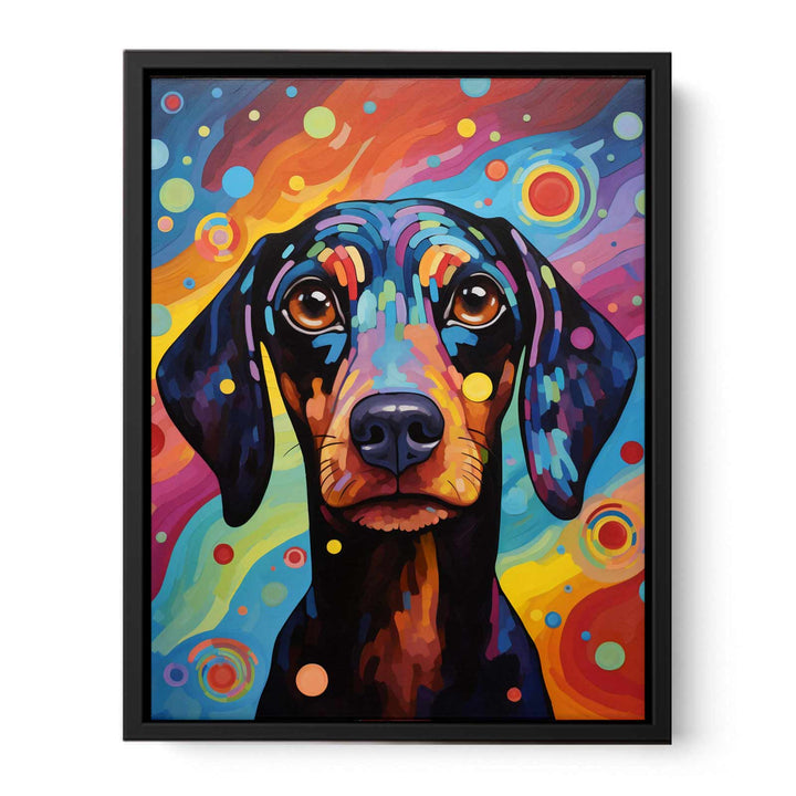 Modern Dog Pop Art  canvas Print