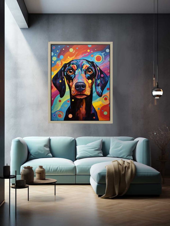 Modern Dog Pop Art Print
