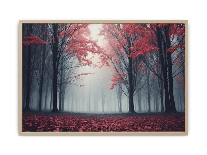 Scarlet Forest  framed Print