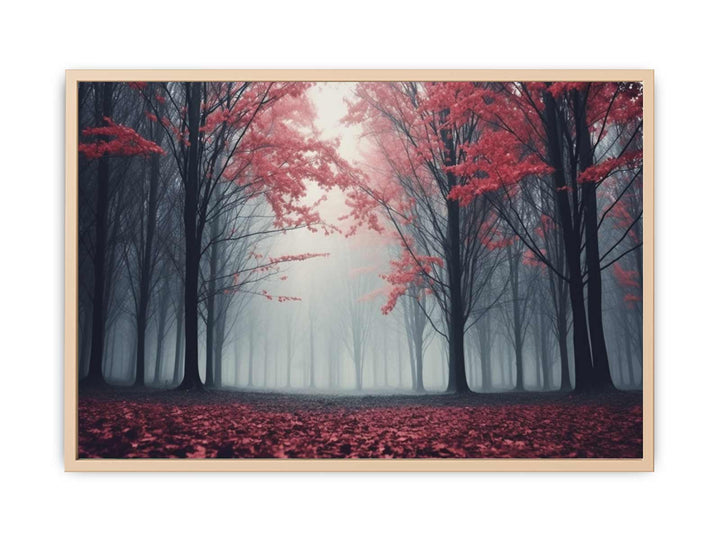 Scarlet Forest  framed Print
