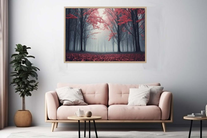 Scarlet Forest  Art Print