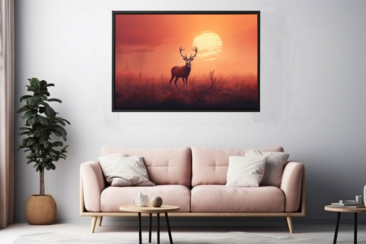 Morning Stag Art  Print