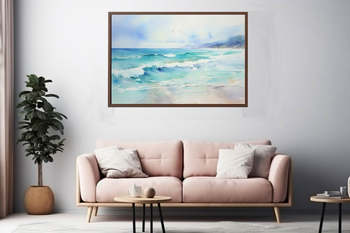Watercolor Beach  