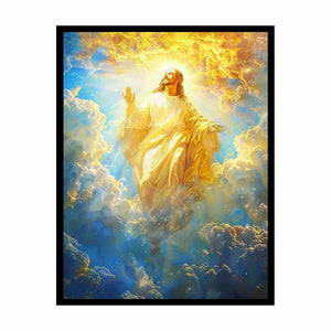 Heavenly Light religious inspirational fine art for bedroom decor.