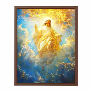 Heavenly Light religious inspirational fine art for bedroom decor.