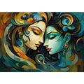 Raha Krishna Love Painting