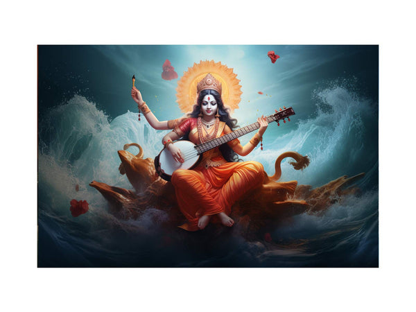 Saraswati Painting