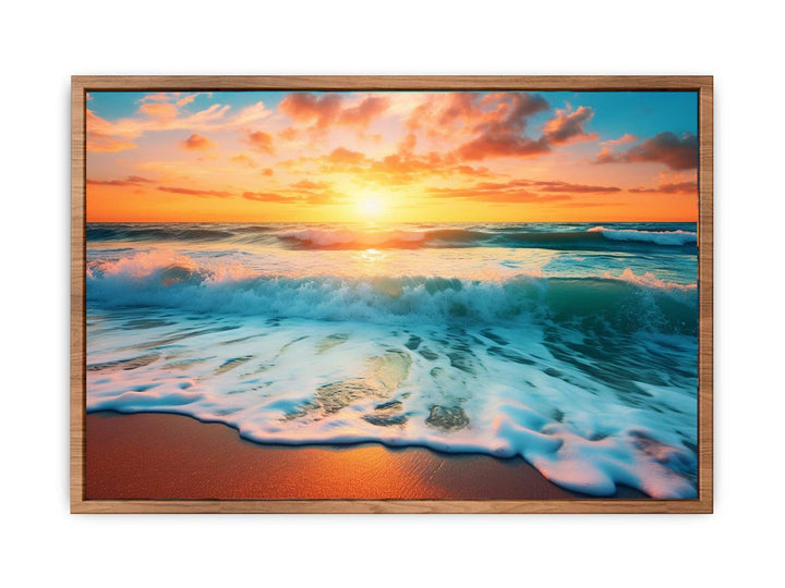 Sunset Beach Painting  
