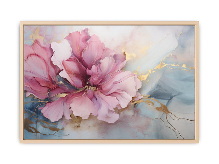 Flower Gold Art  framed Print