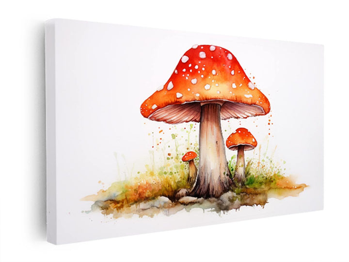Mushroom Artwork  canvas Print