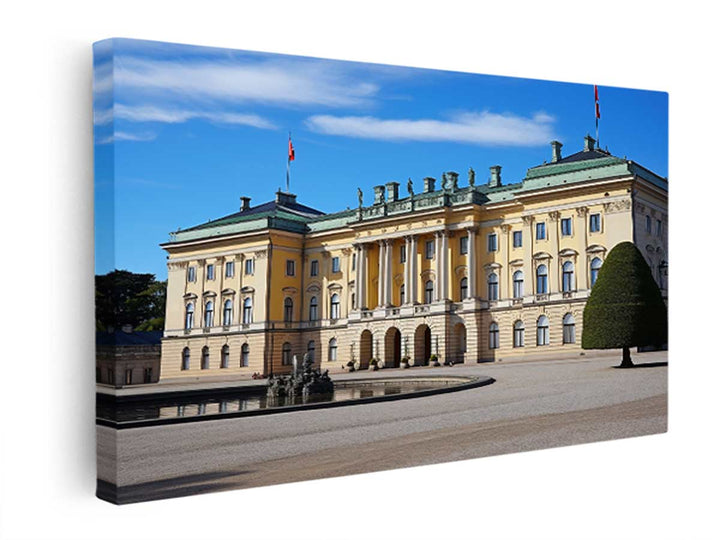 The Royal Palace Olso Art  canvas Print