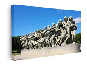 Vigeland Park Olso Painting  canvas Print