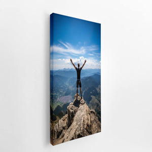 Inspire At Top Poster  canvas Print