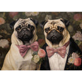 Painting Of Two Pugs