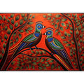 Madhubani Brids Couple Beautiful Art
