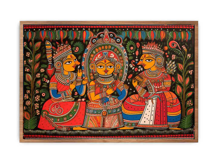 Madhubani Painting Of King  Painting
