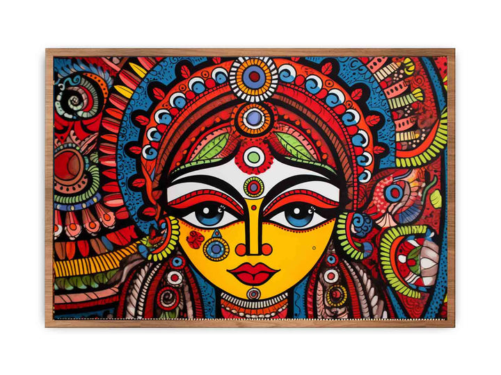 Madhubani Painting Of A Queen   Painting