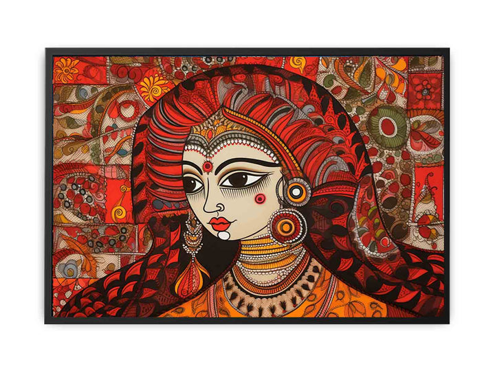 Madhubani Painting  canvas Print