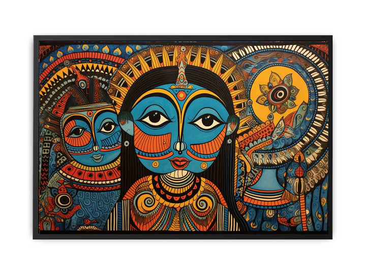 Madhubani Art Print  canvas Print