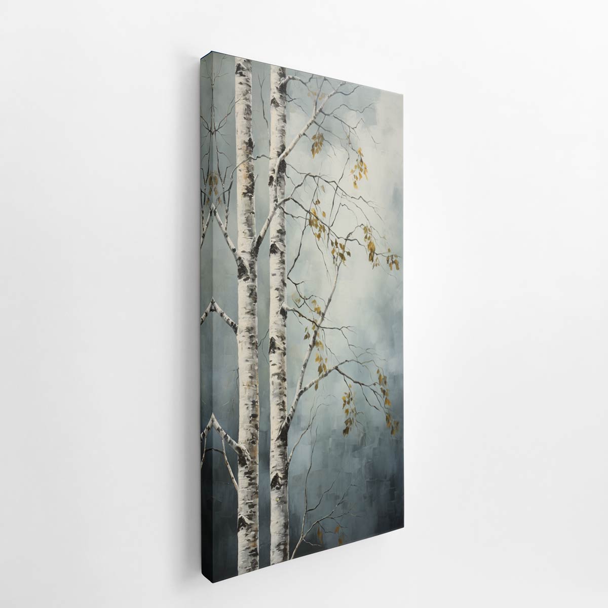 Birch Tree Artwork  canvas Print