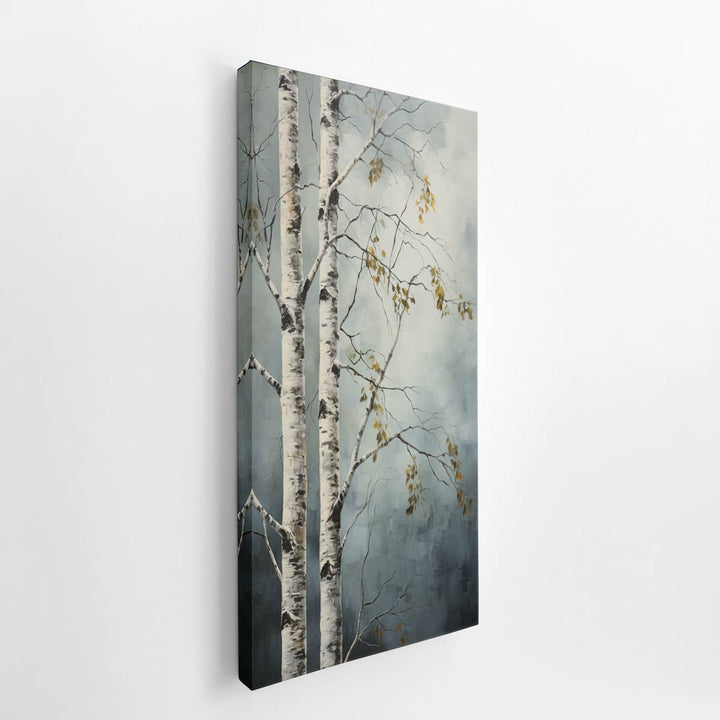 Birch Tree Artwork  canvas Print
