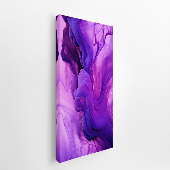 Purple Abstract Artwork  canvas Print