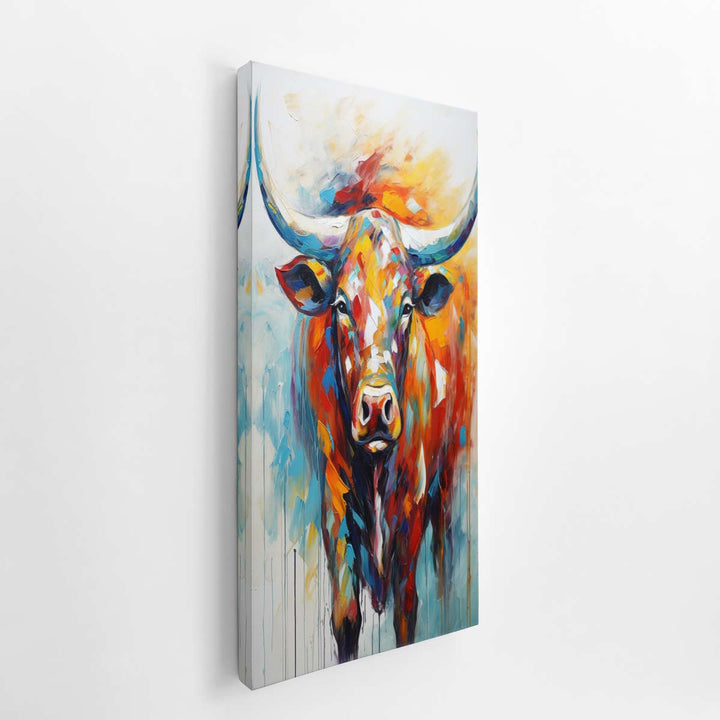 The Bull Painting  canvas Print