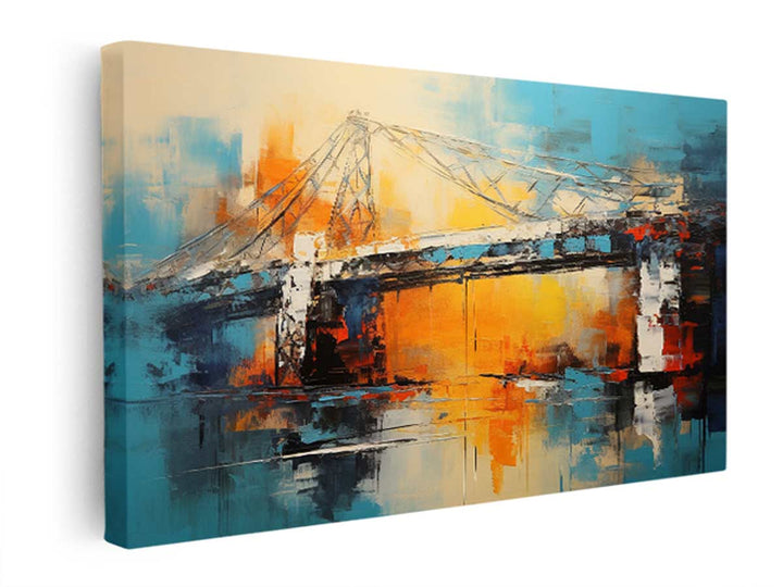 Bridge Abstract Art  canvas Print