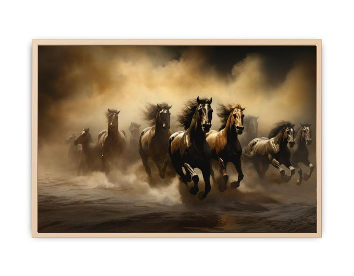 Horses Art Print framed Print