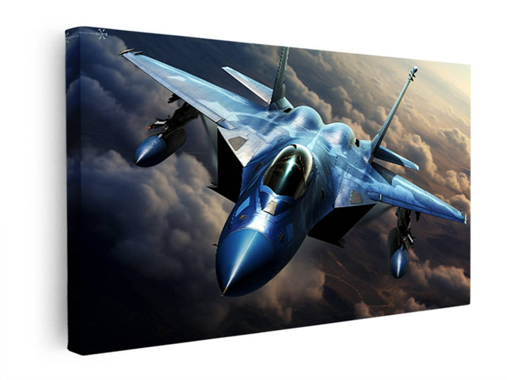Fighter Plane Painting  canvas Print