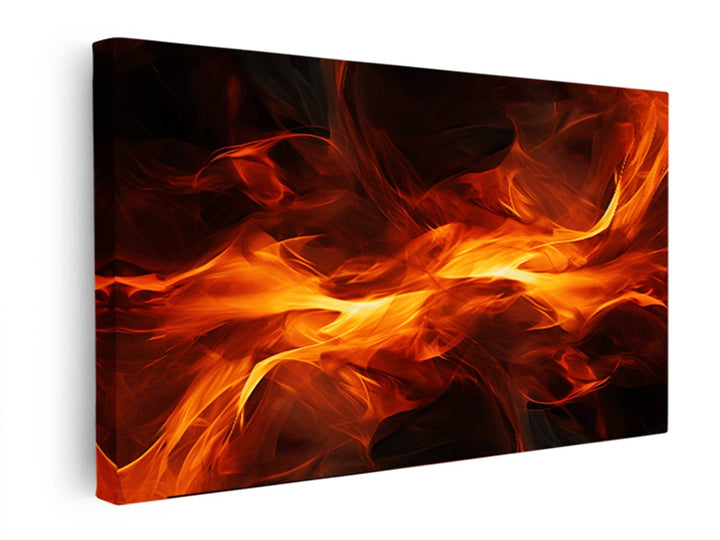 Fire Abstract Artwork  canvas Print