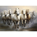 White Horses Painting 