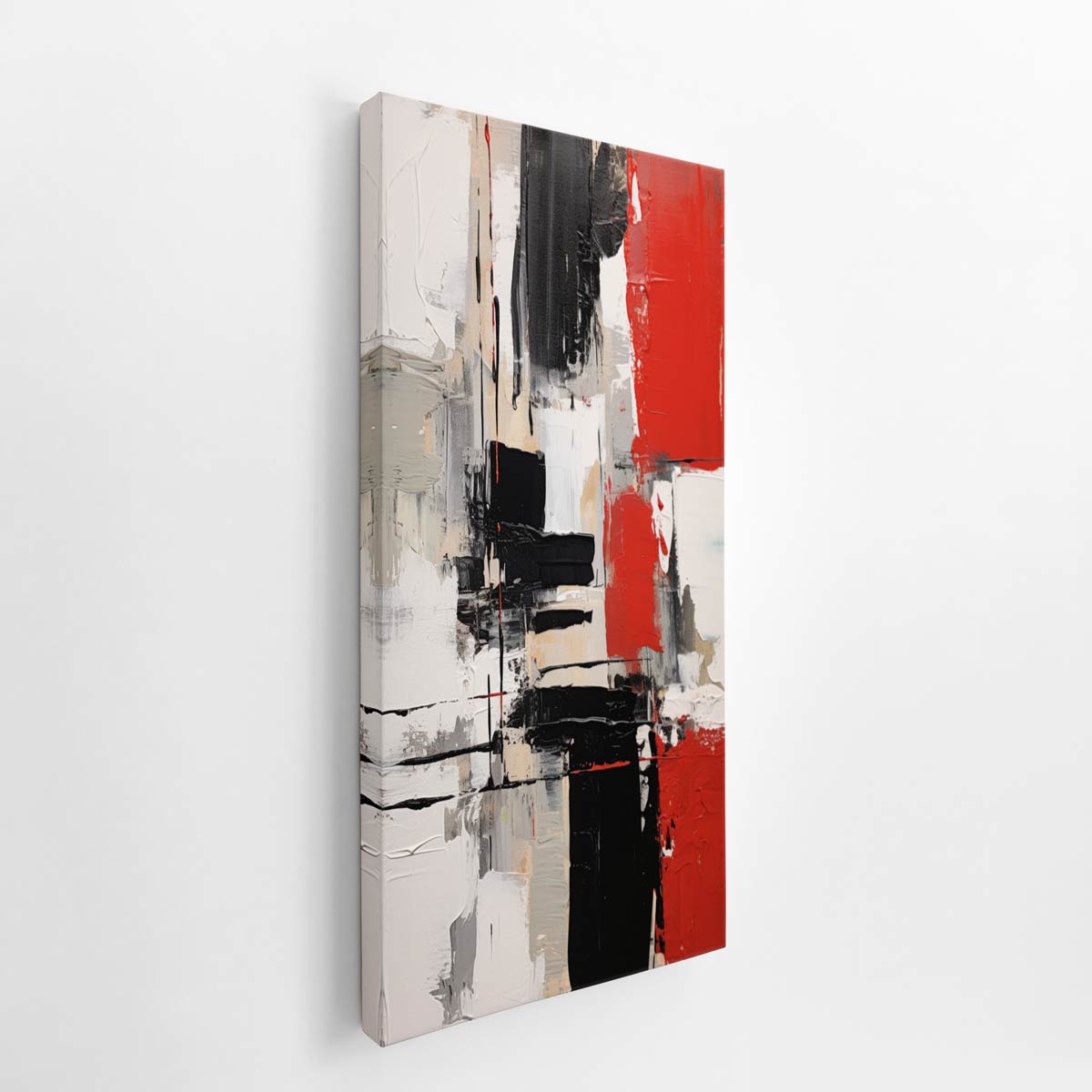 Red Contemporary Art  canvas Print
