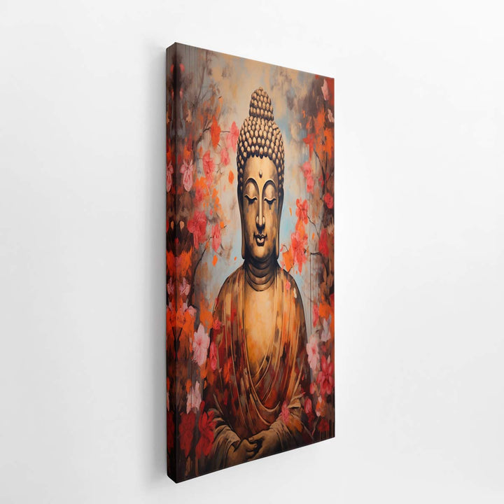Buddha Vinatge Art  canvas Print