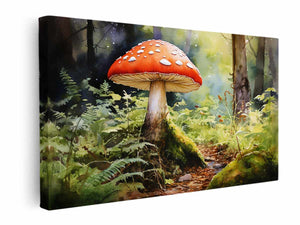Mushroom Art  canvas Print