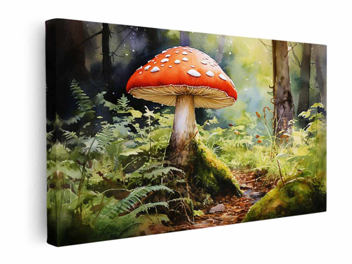 Mushroom Art  canvas Print