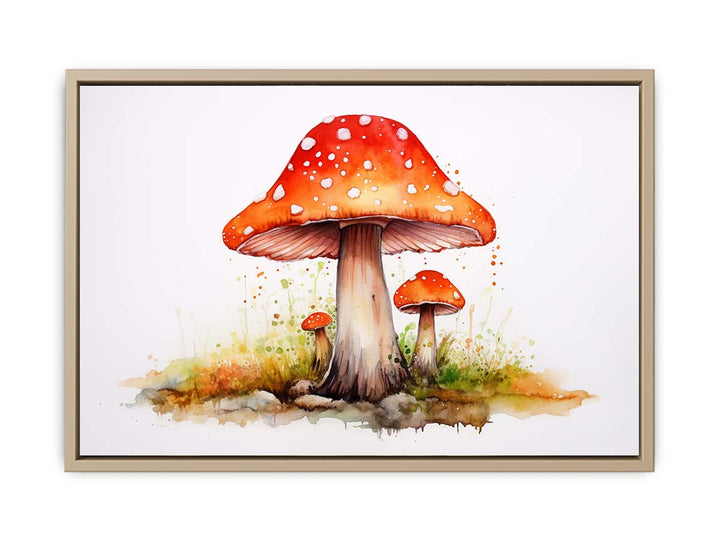Mushroom Artwork framed Print
