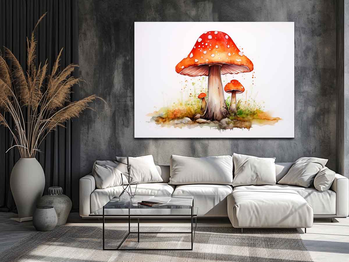 Mushroom Artwork Art Print