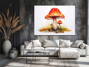 Mushroom Artwork Art Print