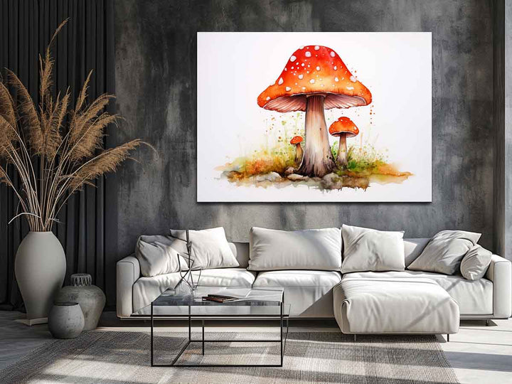 Mushroom Artwork Art Print