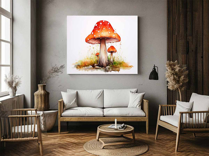 Mushroom Artwork Art Print