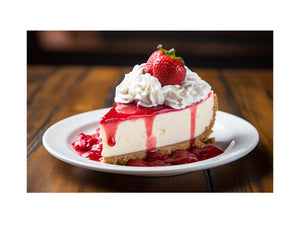 Sweet Finale dessert photography style canvas art for kitchen, cafe, or dining room decor.