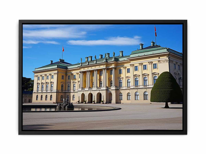 The Royal Palace Olso Art  canvas Print