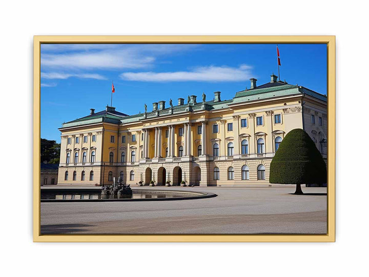 The Royal Palace Olso Art framed Print